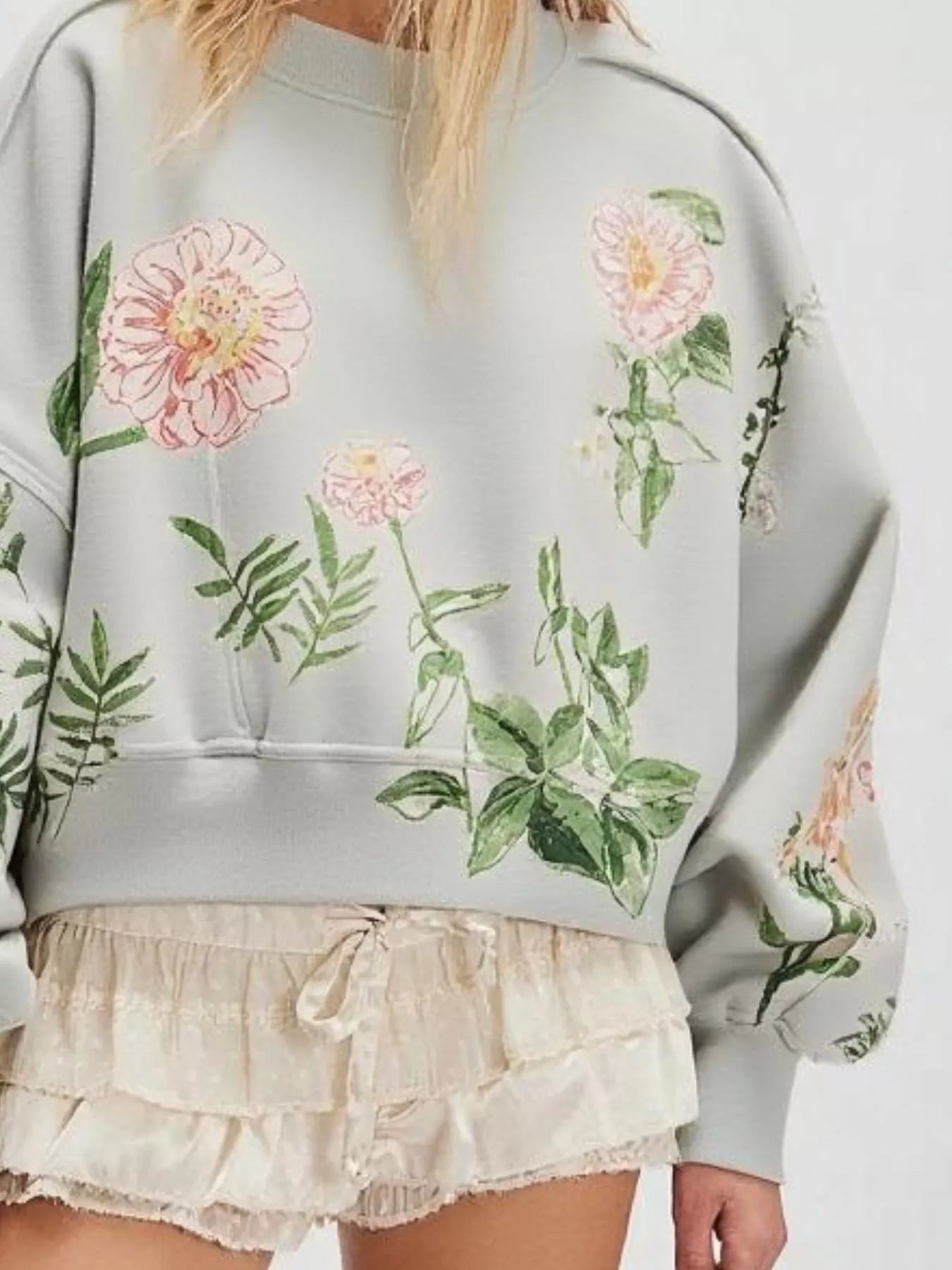 Sweatshirt met Verlaagde Schouders – Comfortabele & Trendy Casual Trui