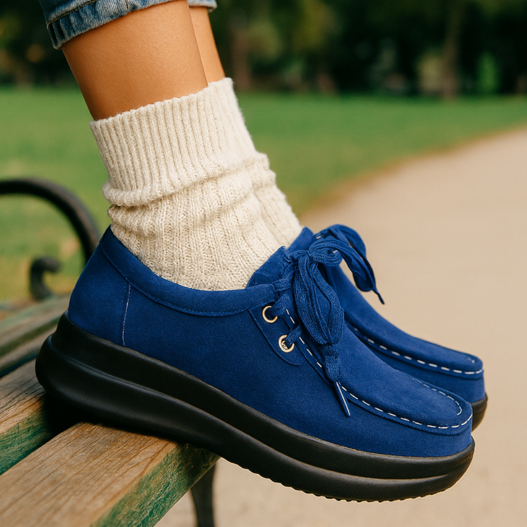 Suède Veterschoenen met Antislip Zool – Comfortabele & Duurzame Heren Schoenen voor Elke Dag