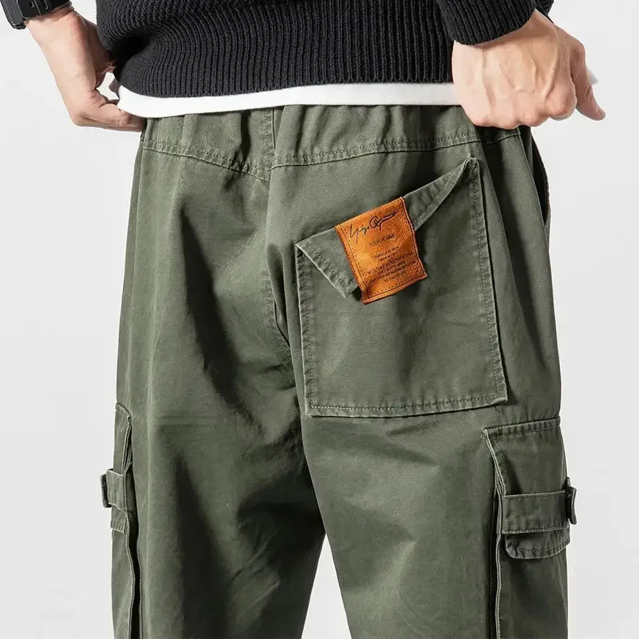 Utility Cargo Broek – Zware Katoenen Cargo Pants met Moderne Streetwear Look