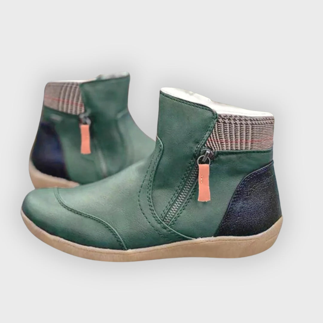 Waterproof Orthopedic Leather Boots – Comfortabele Leren Laarzen met Antislip Zool