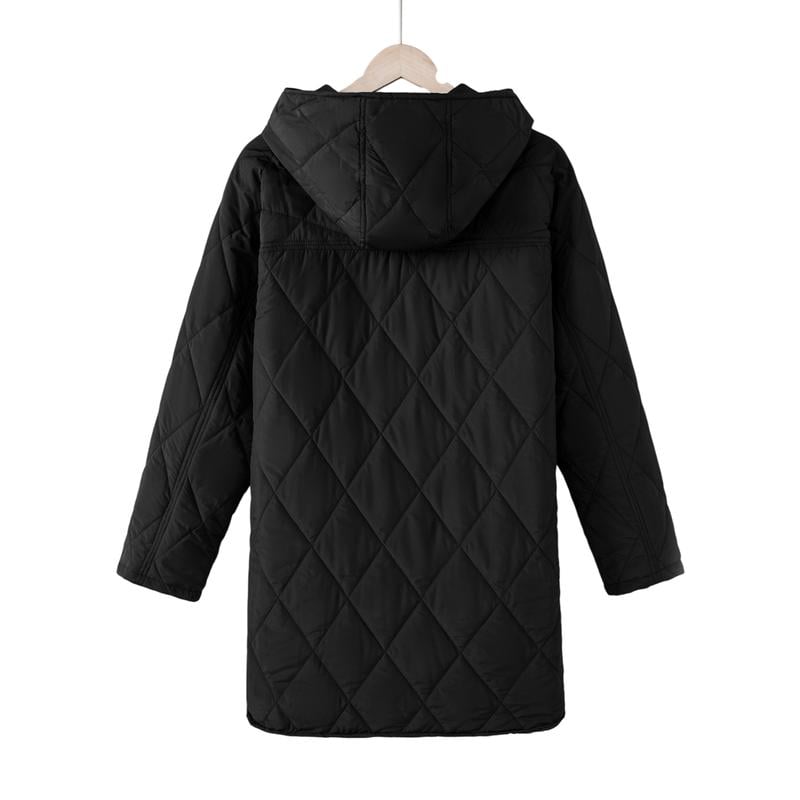 Dames Winter Puffer Jas – Oversized en Lichtgewicht Gewatteerde Jas