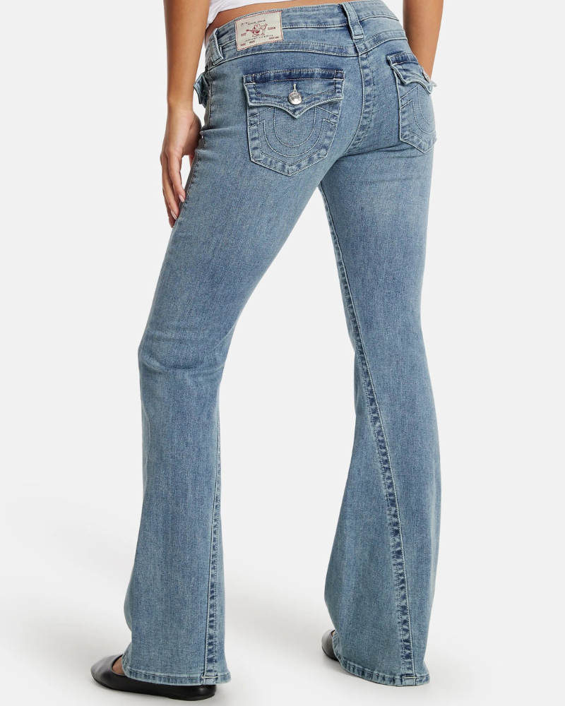 Lage Taille Flare Jeans – Trendy Damesjeans met Comfortabele Pasvorm