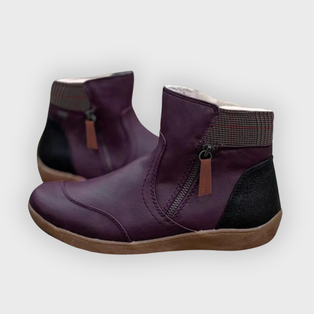 Waterproof Orthopedic Leather Boots – Comfortabele Leren Laarzen met Antislip Zool