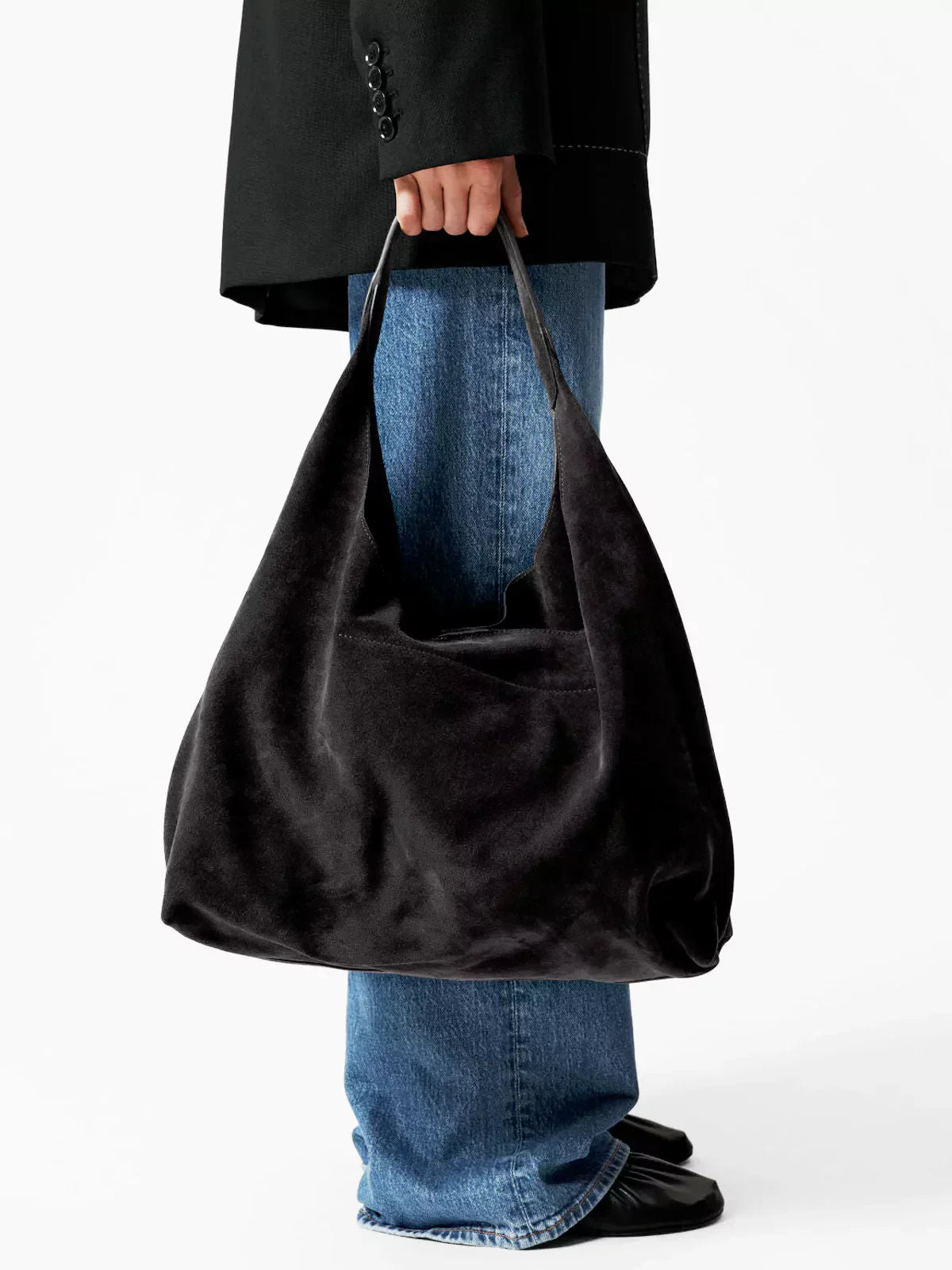 Luxe Suède Tas – Elegante Dames Tote met Ruim Interieur & Stijlvolle Afwerking