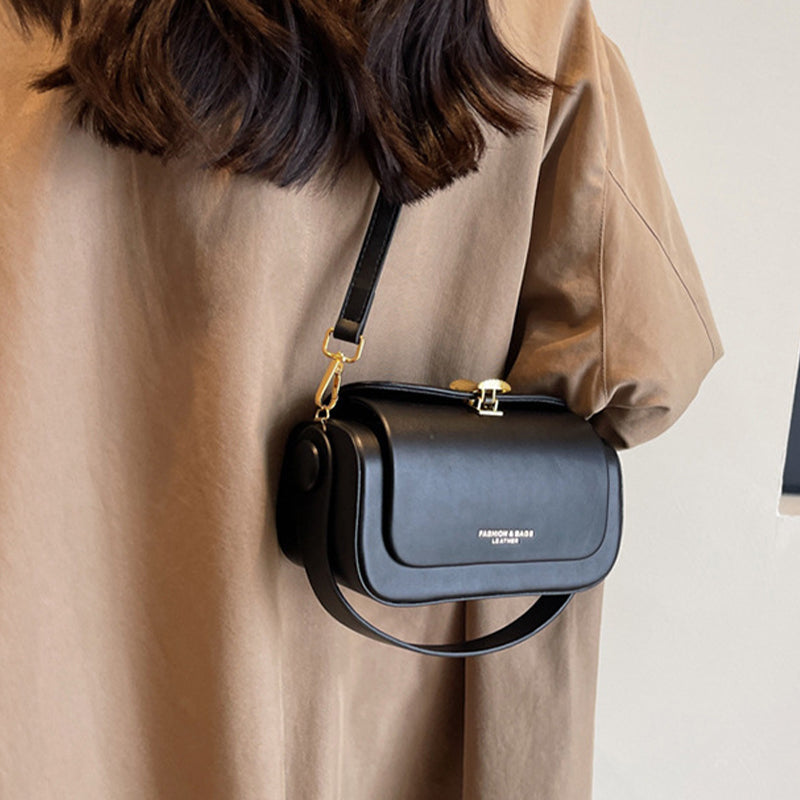 Elegante PU Leren Mini Tas | 2-in-1 Crossbody en Schouderhandtas voor Dagelijkse Outfits