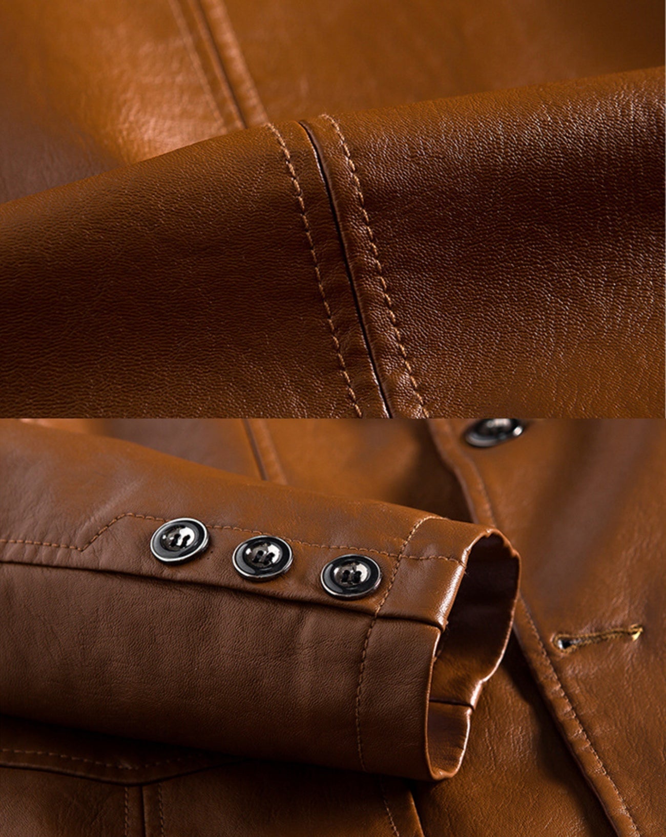 Verfijnde Leren Jas – Luxe Schapenleren Jas met Tijdloos Design & Comfortabele Pasvorm
