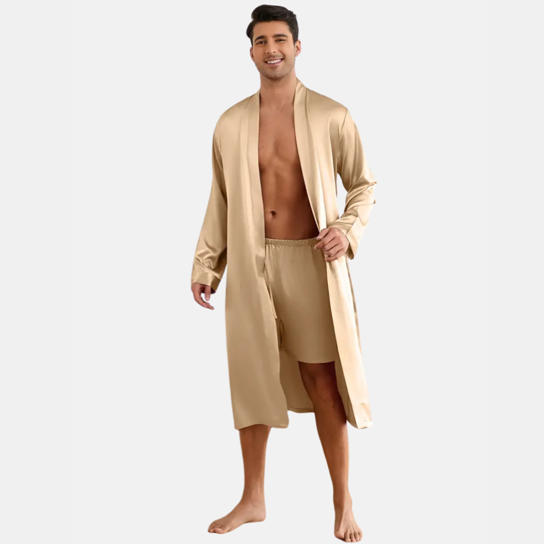 Heren Casual Pyjamaset – Comfortabele & Eenvoudige Loungewear voor Thuis