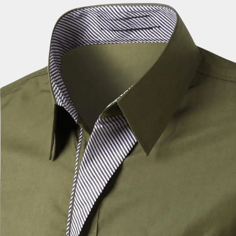 Slim-Fit Overhemd voor Heren – Ademend, Strijkvrij & Veelzijdig Zakelijk-Casual
