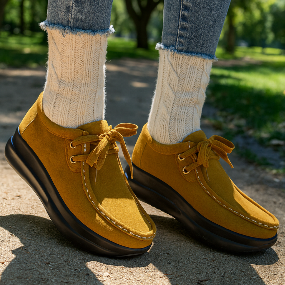 Suède Veterschoenen met Antislip Zool – Comfortabele & Duurzame Heren Schoenen voor Elke Dag