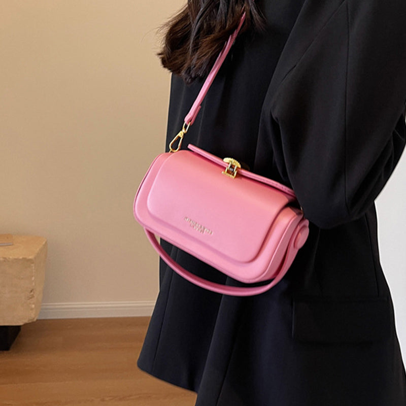 Elegante PU Leren Mini Tas | 2-in-1 Crossbody en Schouderhandtas voor Dagelijkse Outfits