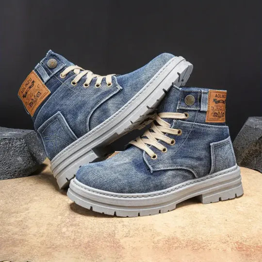 Heren Orthopedische Instap Wandelschoenen – Comfortabele Enkel Laarzen voor Voet- en Hielpijn Verlichting