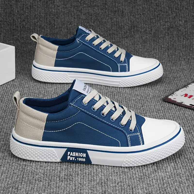 Heren Casual Sneakers – Comfortabele Lage Sneakers met Ademend Ontwerp en Antislip Zool