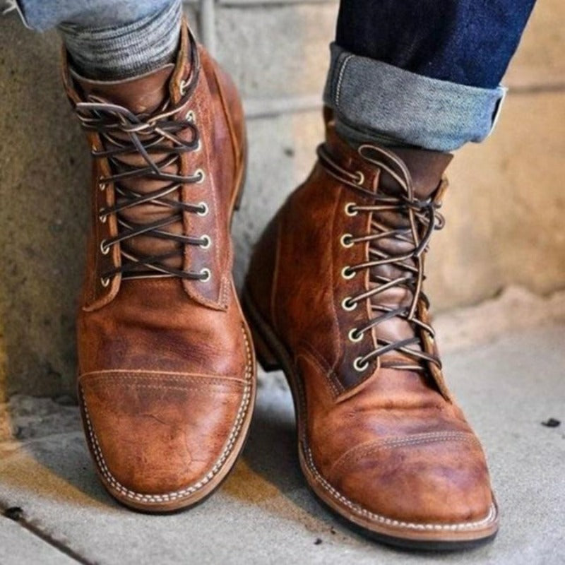 Leren Boots – Duurzaam Leer, Klassiek Ontwerp en Comfort voor Elke Gelegenheid