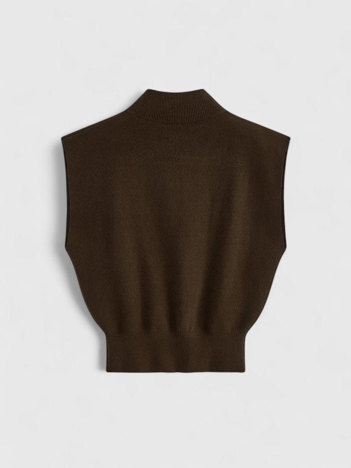 Elegante Dames Top – Veelzijdig Effen Ontwerp, Comfortabele Stretch Pasvorm, Dagelijkse Essential