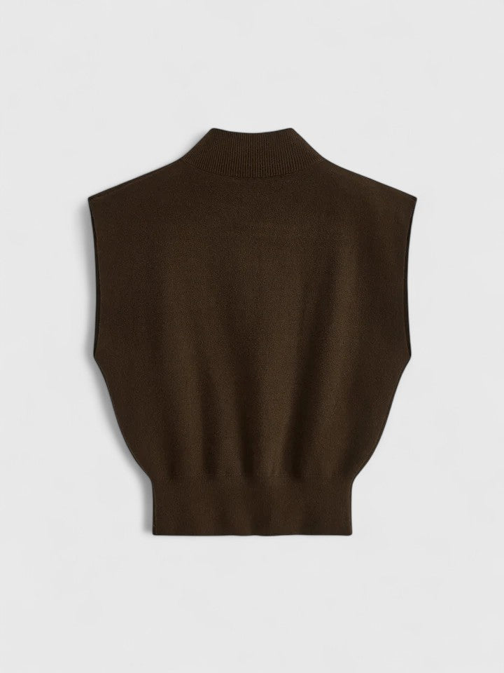 Elegante Dames Top – Veelzijdig Effen Ontwerp, Comfortabele Stretch Pasvorm, Dagelijkse Essential