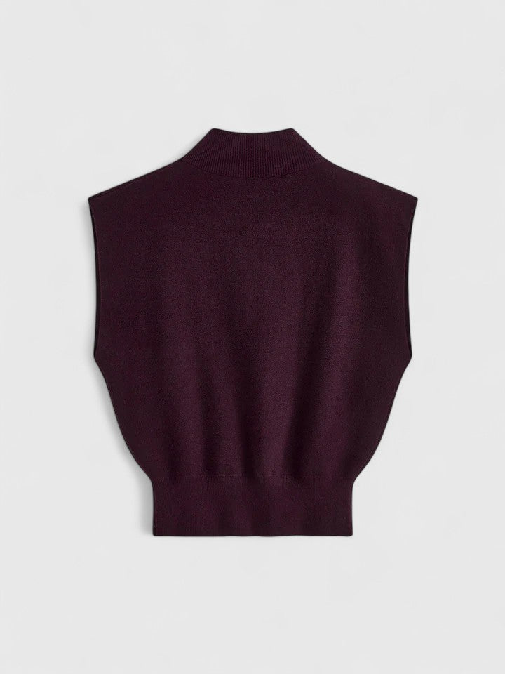 Elegante Dames Top – Veelzijdig Effen Ontwerp, Comfortabele Stretch Pasvorm, Dagelijkse Essential