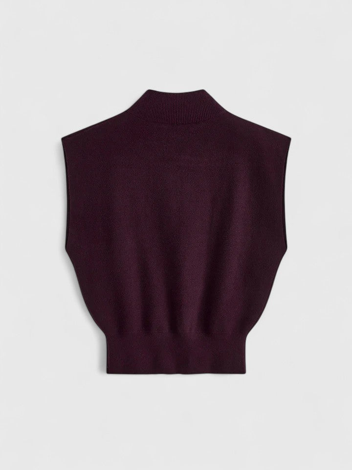 Elegante Dames Top – Veelzijdig Effen Ontwerp, Comfortabele Stretch Pasvorm, Dagelijkse Essential