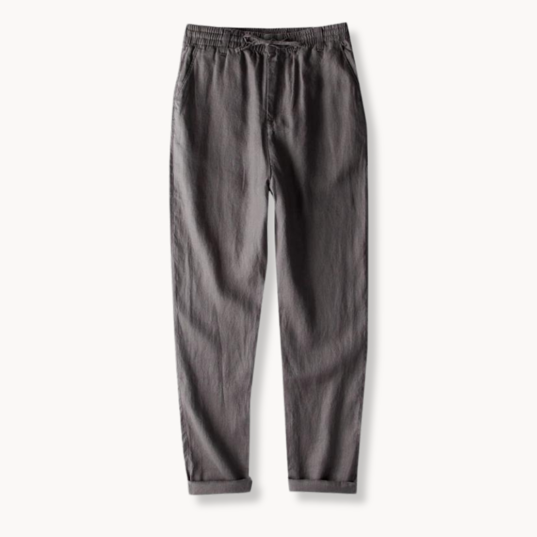 Lichtgewicht Linnen Broek voor Heren – Ademend Zomercomfort en Smart Casual Stijl