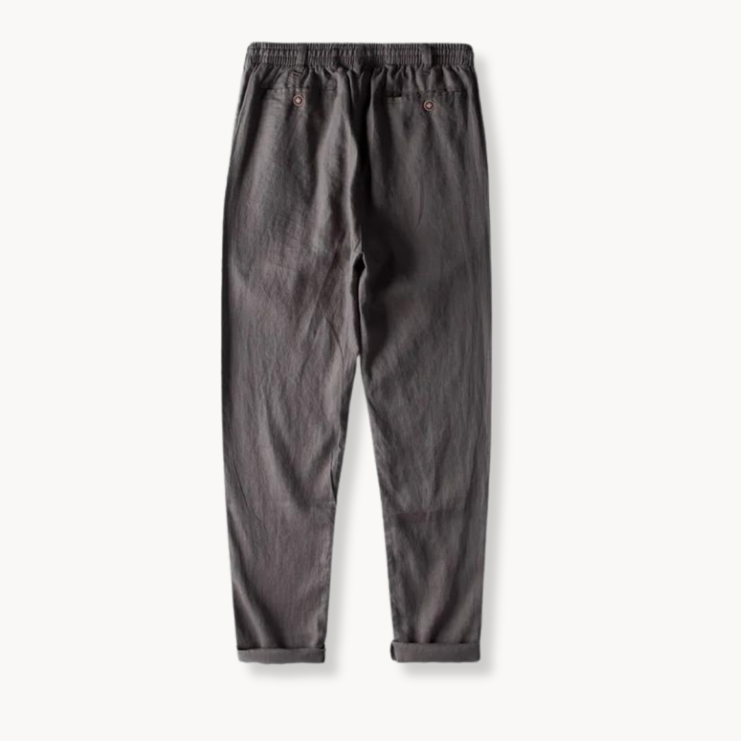 Lichtgewicht Linnen Broek voor Heren – Ademend Zomercomfort en Smart Casual Stijl