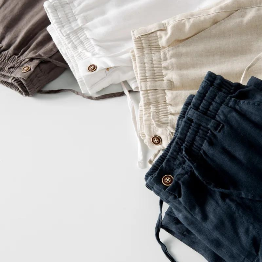 Lichtgewicht Linnen Broek voor Heren – Ademend Zomercomfort en Smart Casual Stijl