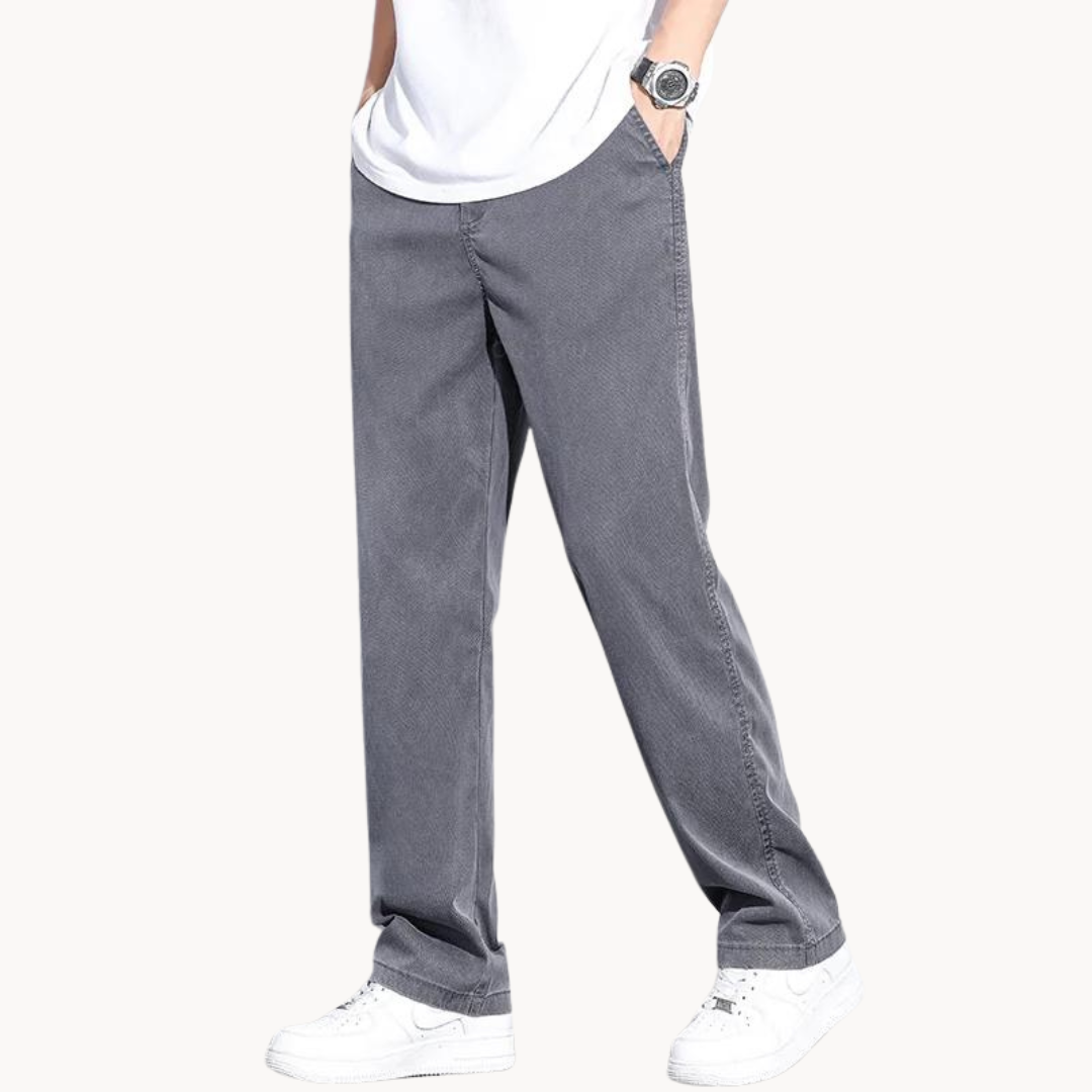Lichtgewicht Rechte Tencel Jeans – Zachte Ademend Stretch Denim voor Zomercomfort