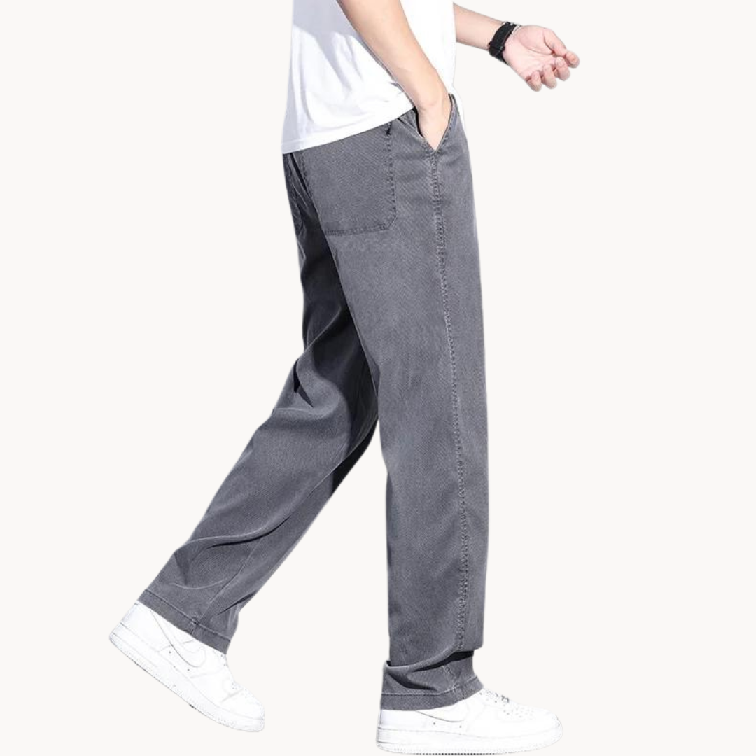 Lichtgewicht Rechte Tencel Jeans – Zachte Ademend Stretch Denim voor Zomercomfort