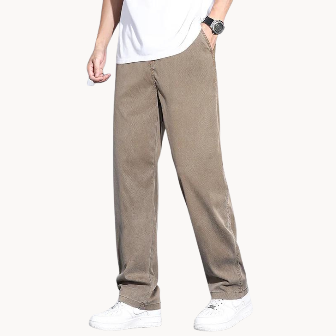 Lichtgewicht Rechte Tencel Jeans – Zachte Ademend Stretch Denim voor Zomercomfort