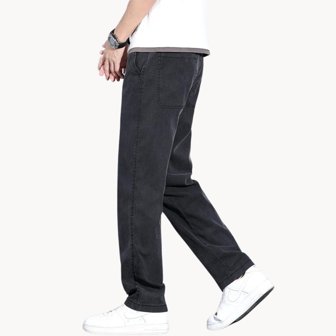 Lichtgewicht Rechte Tencel Jeans – Zachte Ademend Stretch Denim voor Zomercomfort