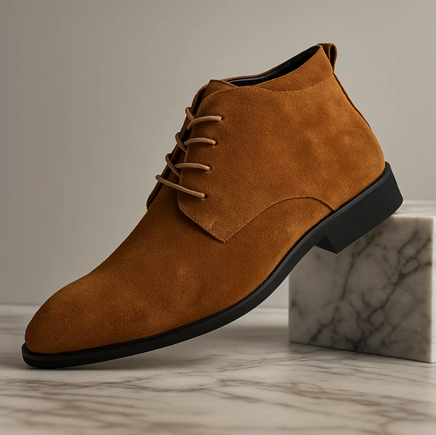 Luxe Suède Chukka Boots voor Heren – Tijdloze Enkelboots met Comfortabele Zool
