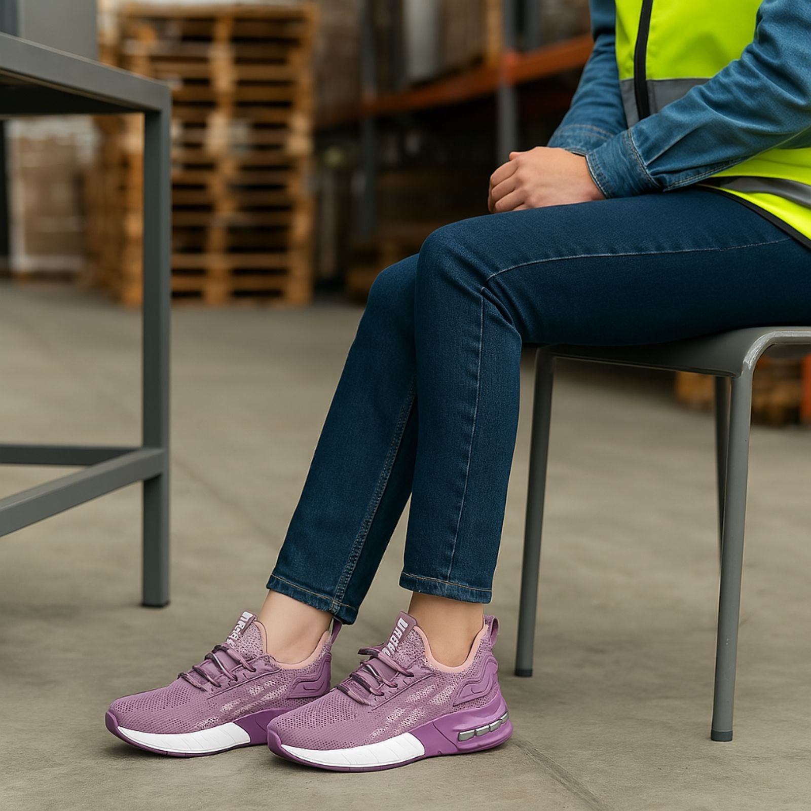 Astro Veiligheids Sneakers – Lichtgewicht & Comfortabele Werkschoenen met Stalen Neus en Antislip Zool