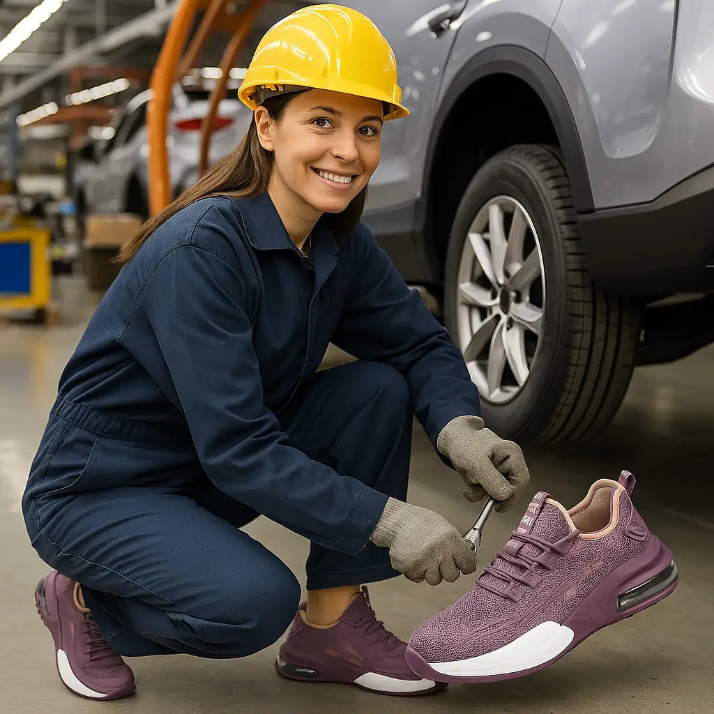 Astro Veiligheids Sneakers – Lichtgewicht & Comfortabele Werkschoenen met Stalen Neus en Antislip Zool
