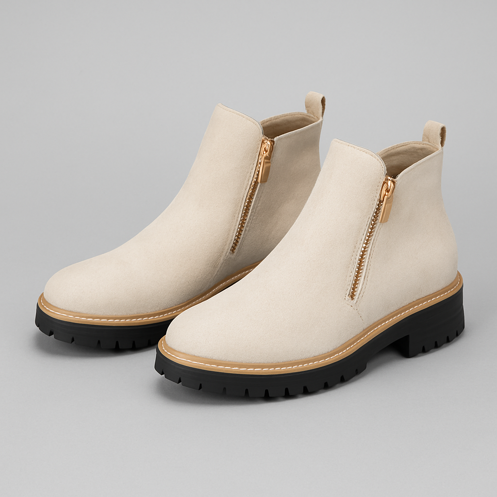 Dames Schoenen met Ronde Neus & Zijrits – Comfortabel & Stijlvol
