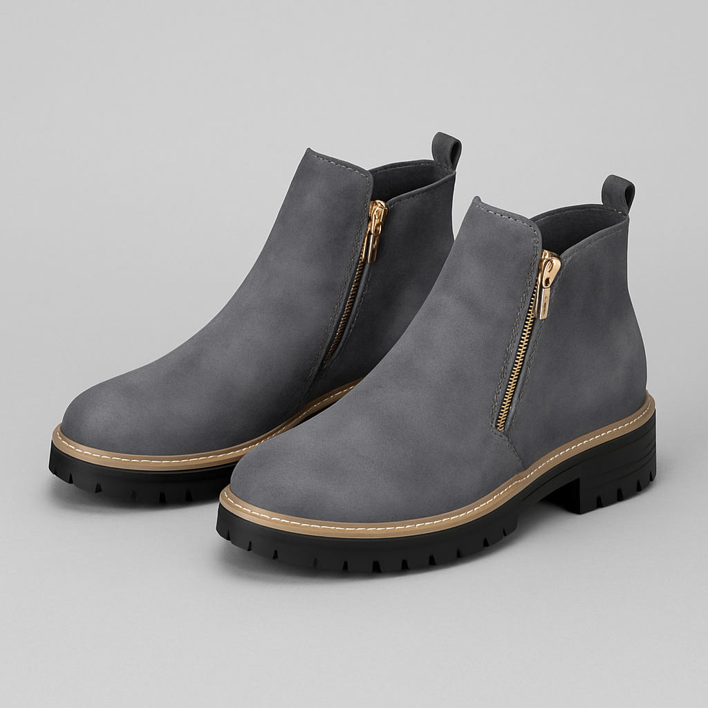 Dames Schoenen met Ronde Neus & Zijrits – Comfortabel & Stijlvol