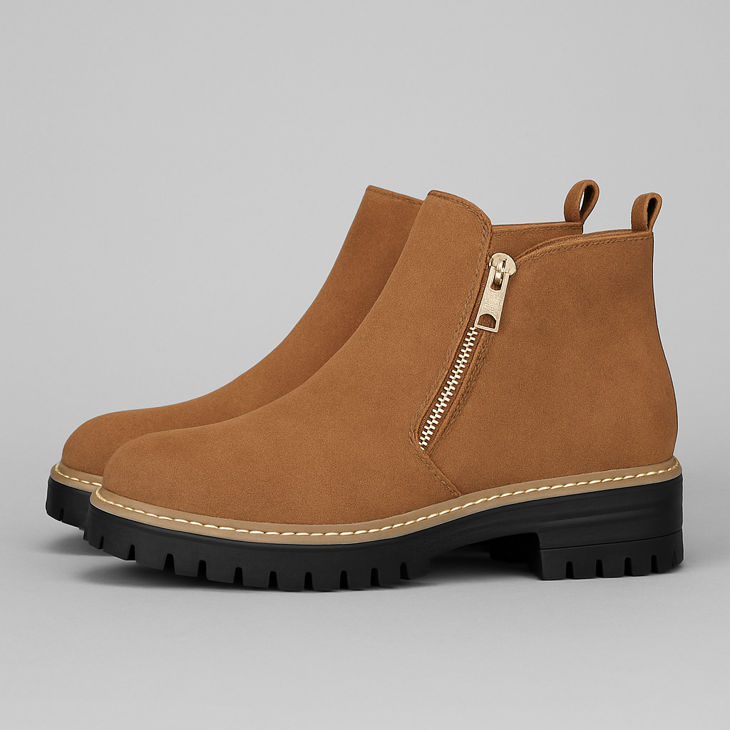 Dames Schoenen met Ronde Neus & Zijrits – Comfortabel & Stijlvol