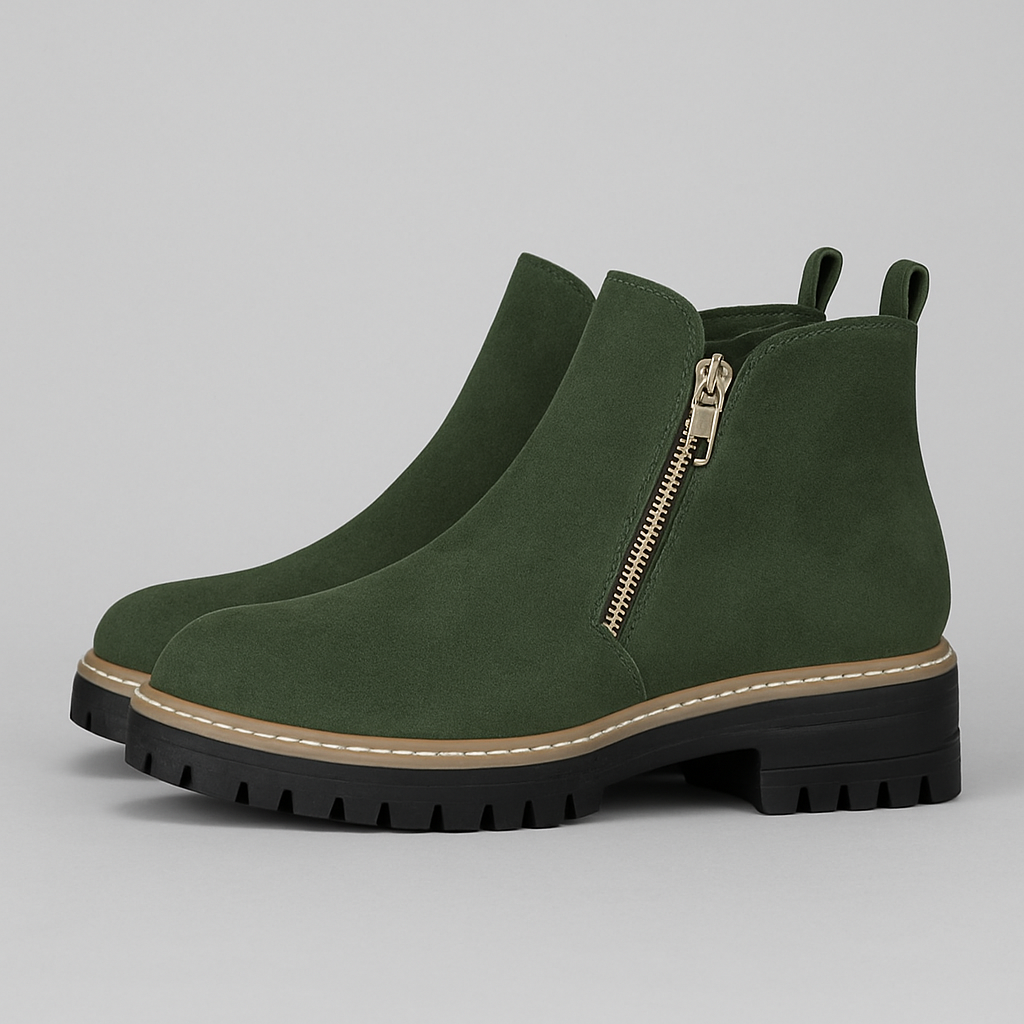 Dames Schoenen met Ronde Neus & Zijrits – Comfortabel & Stijlvol