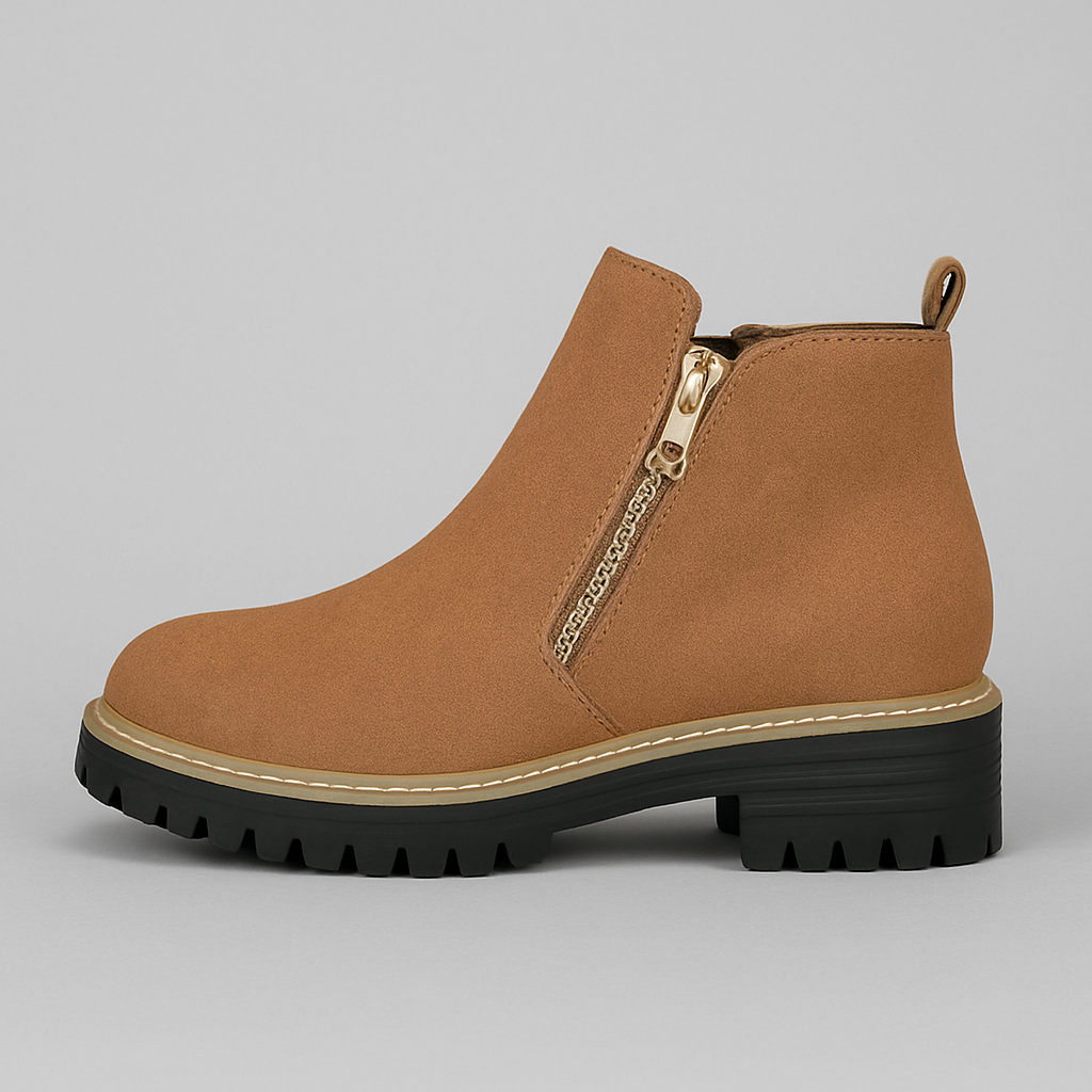 Dames Schoenen met Ronde Neus & Zijrits – Comfortabel & Stijlvol