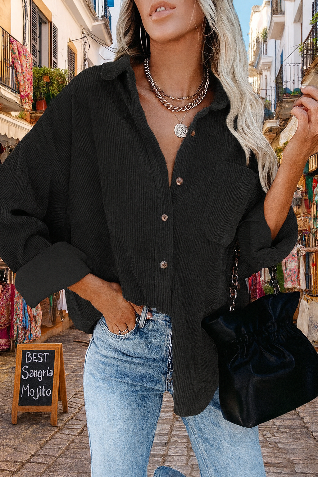 Oversized Herfstblouse – Stijlvolle en Comfortabele Damesblouse voor het Najaar