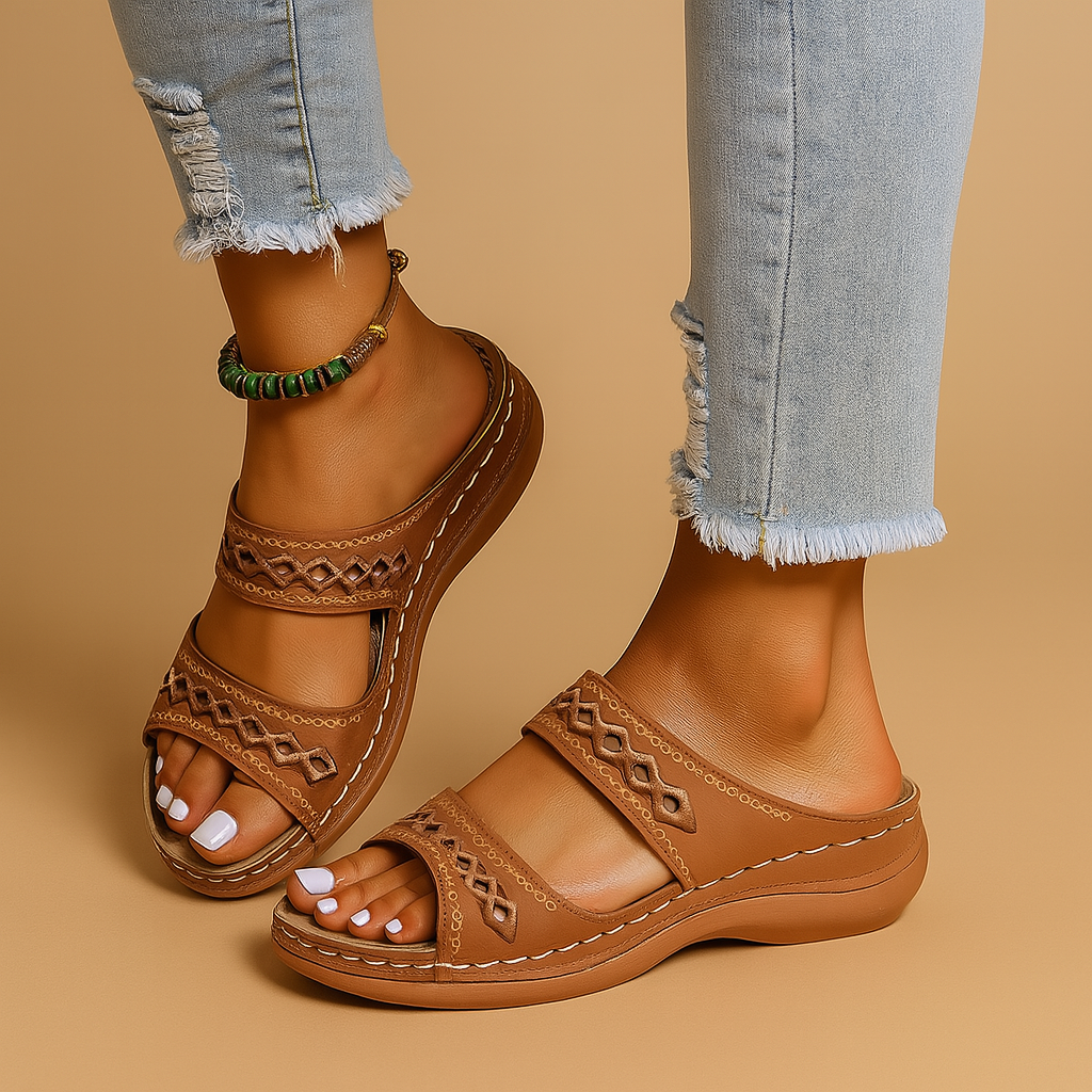 Orthopedische Sandalen voor Dames – Comfortabele en Ondersteunende Zomersandalen met Verstelbare Pasvorm