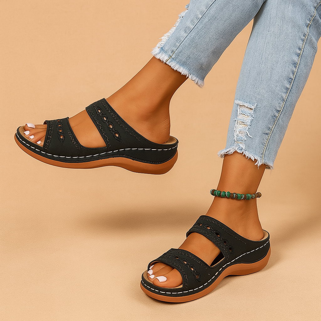 Orthopedische Sandalen voor Dames – Comfortabele en Ondersteunende Zomersandalen met Verstelbare Pasvorm