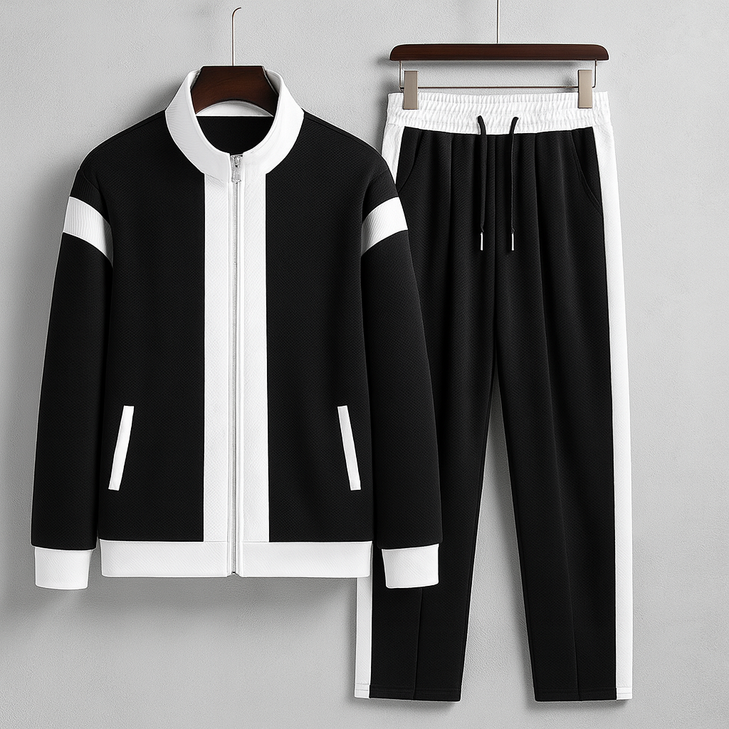 Premium Tracksuit voor Heren – Comfortabele Trainingsset met Stijlvolle Details