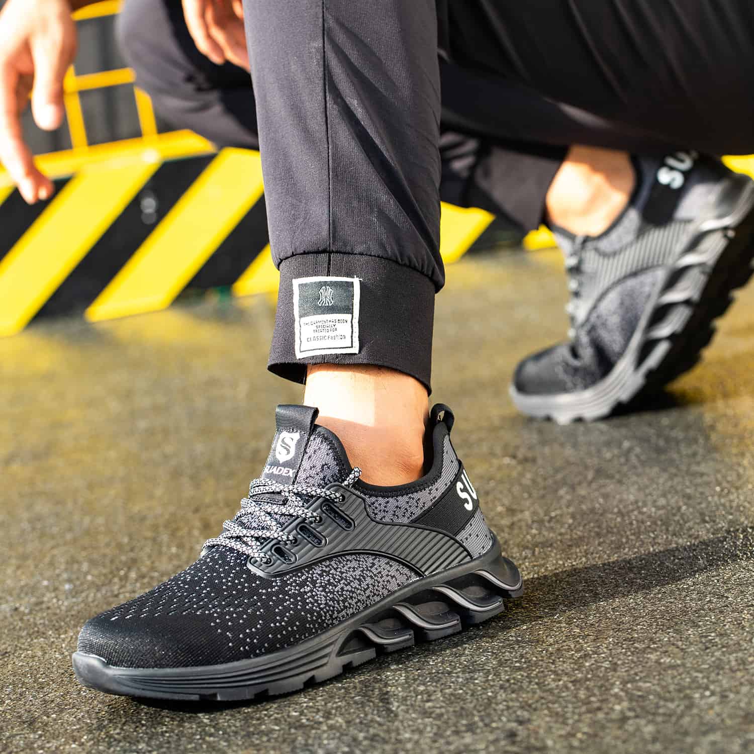 Premium Lichtgewicht Veiligheidsschoenen – Comfortabele & Duurzame Werkschoenen met Stalen Neus en Antislip Zool