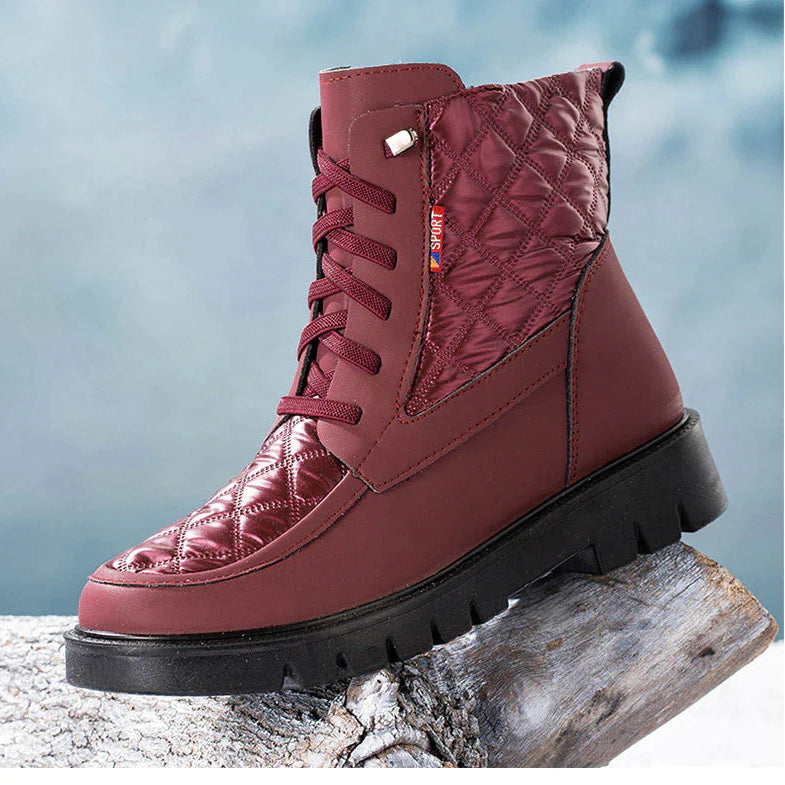 Comfortabele Warme Laarzen Dames met Zachte Binnenvoering voor Koud Weer - Trendy en Duurzaam 0