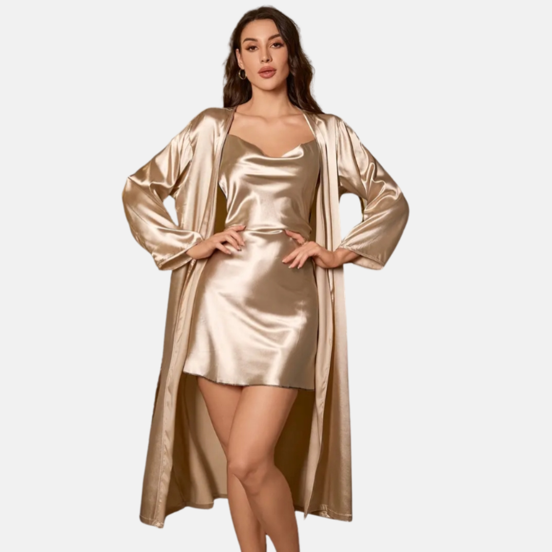 2-Delige Dames Pyjamaset – Zachte & Elegante Loungewear voor Valentijn en Dagelijks Comfort