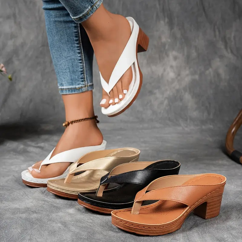 Orthopedische Sleehak Slippers voor Dames – Voetboogondersteuning, Hielkussen & Antislip Comfort