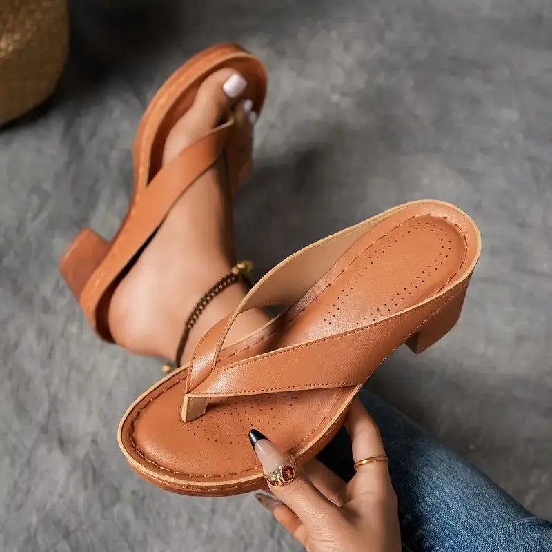 Orthopedische Sleehak Slippers voor Dames – Voetboogondersteuning, Hielkussen & Antislip Comfort