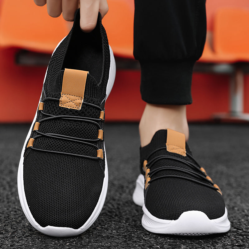 Orthopedische Gebreide Sneakers – Ademend Instap Wandelschoenen met Comfortabele Inlegzool & Antislip Zool