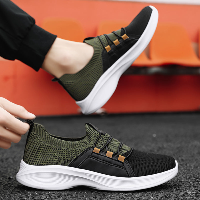 Orthopedische Gebreide Sneakers – Ademend Instap Wandelschoenen met Comfortabele Inlegzool & Antislip Zool