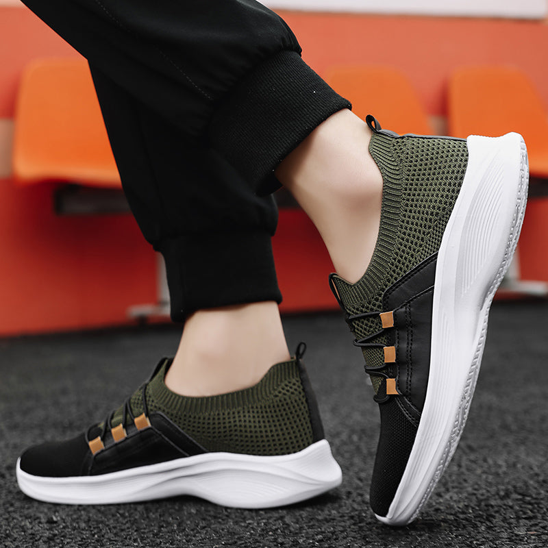Orthopedische Gebreide Sneakers – Ademend Instap Wandelschoenen met Comfortabele Inlegzool & Antislip Zool