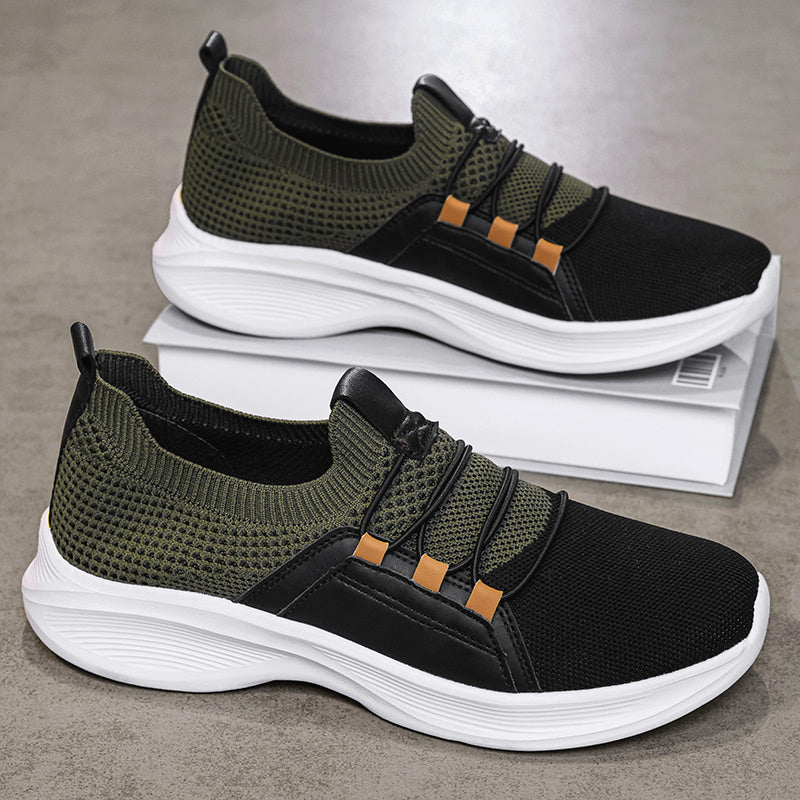 Orthopedische Gebreide Sneakers – Ademend Instap Wandelschoenen met Comfortabele Inlegzool & Antislip Zool