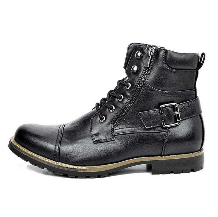 Nightrider Leren Boots – Stoere en Duurzame Herenschoenen voor Elke Gelegenheid